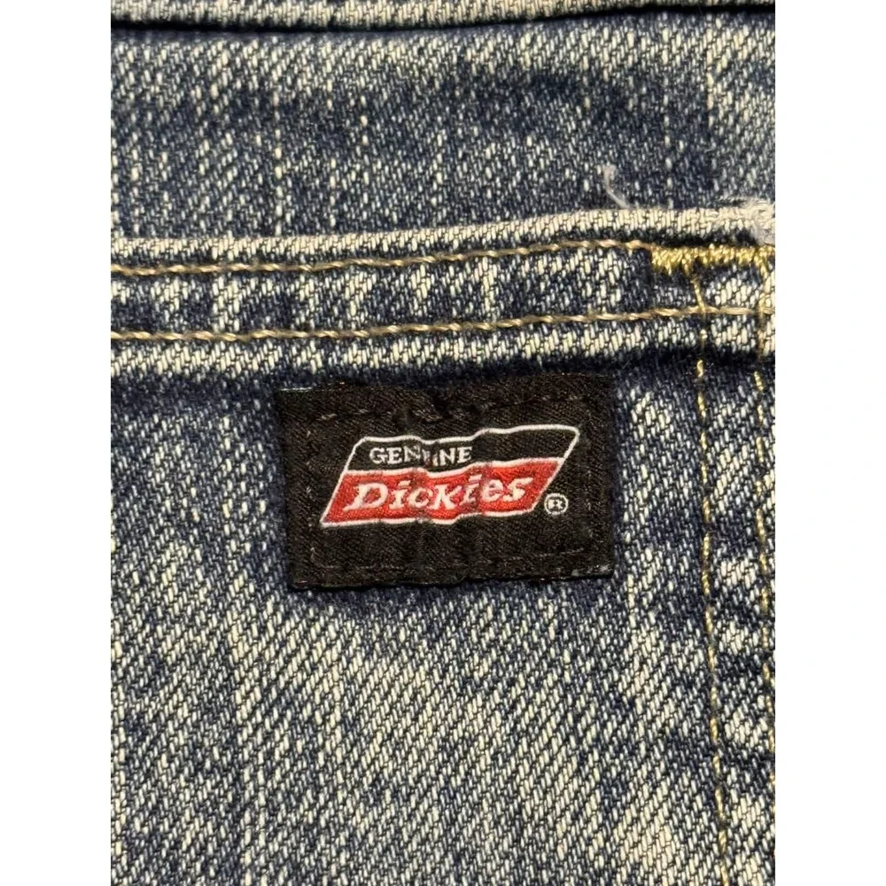 Genuine Dickies Mens 40x32 Carpenter Flex Jeans Blue Denim Cotton Stretch Pants